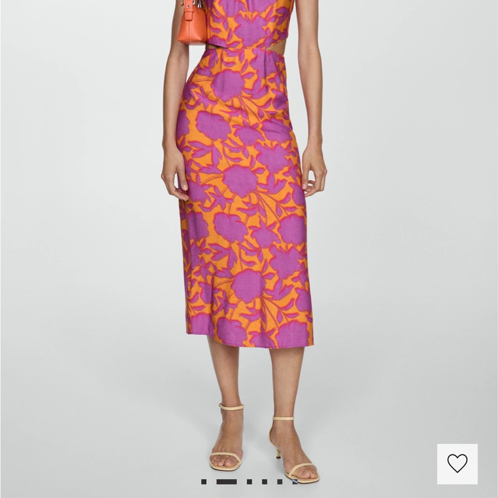 Vibrant Floral Midi Dress